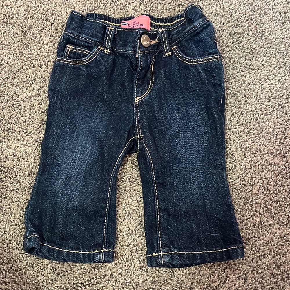 Bout cut baby girls denim old navy blue 0-3 month
